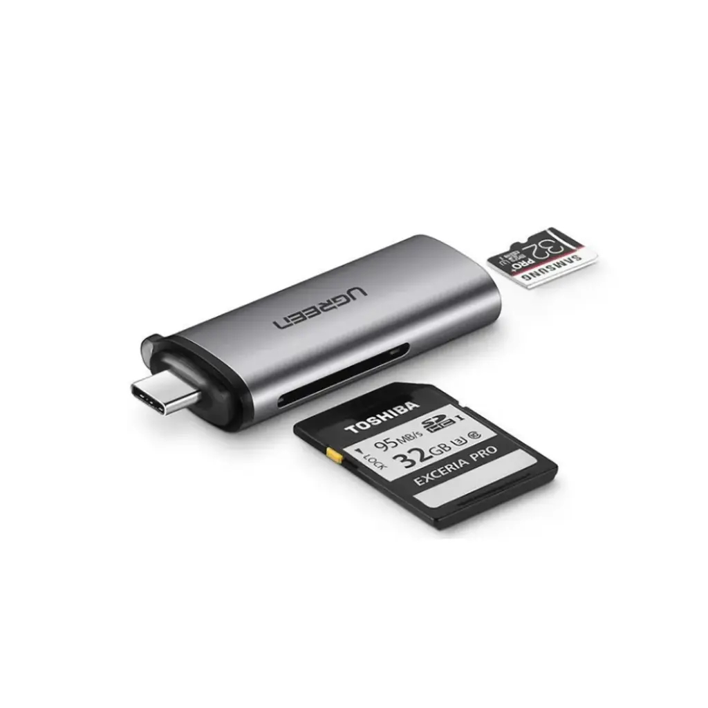 Ugreen - USB-C TF+SD Card Reader | Model: CM184