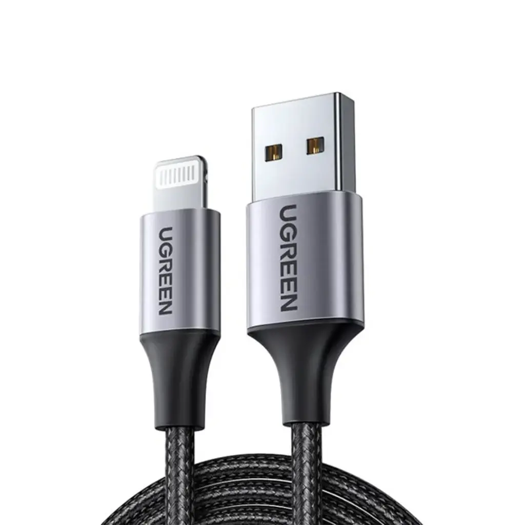 Ugreen - USB-A To Lightning Aluminium Casing Cable 2M (60158)
