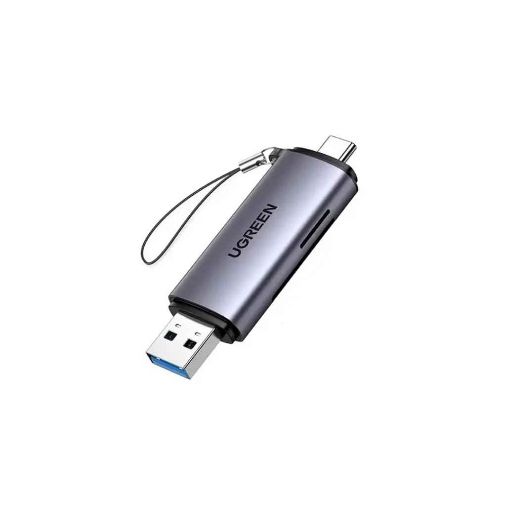Ugreen - USB-C & USB 3.0 SD/TF 2 in 1 Card Reader (Model: CM185) P/N: 50706