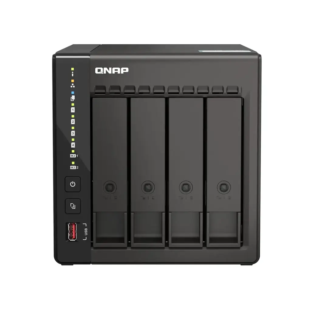 QNAP TS-453E-8G NAS 2.5GBE 4-BAY INTEL CPU 8GB RAM M.2 