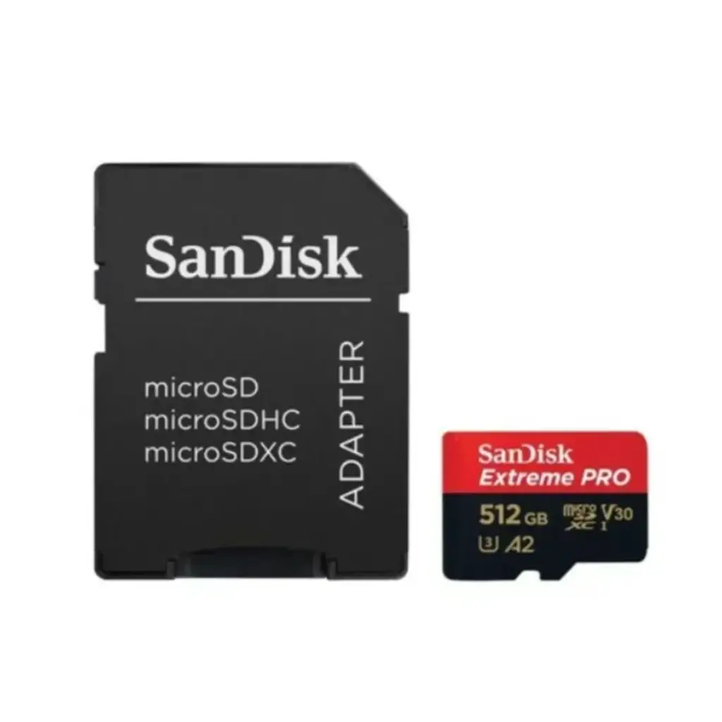 SanDisk Extreme Pro microSDXC UHS-1 512GB Card with Reader