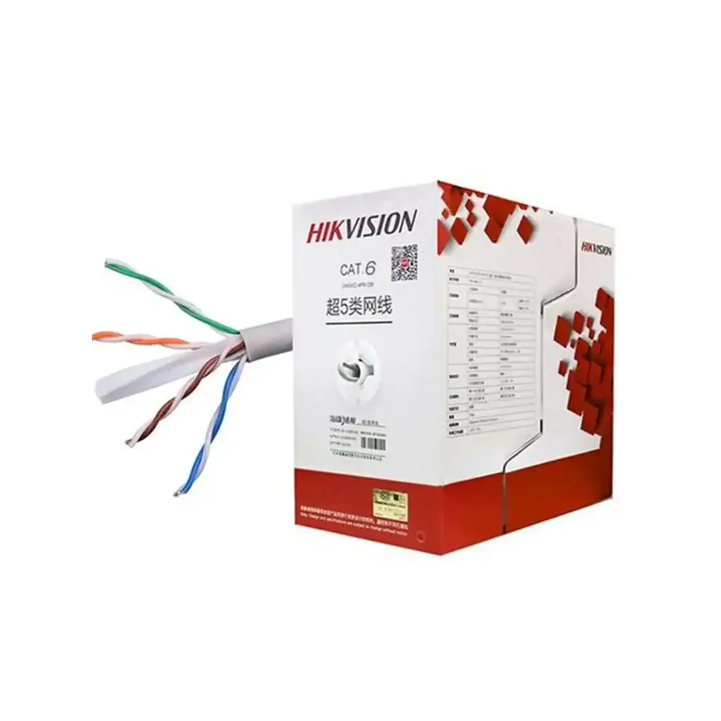 Hikvision - Cat6 Outdoor cable feet 23A WG Solid-Bare Copper