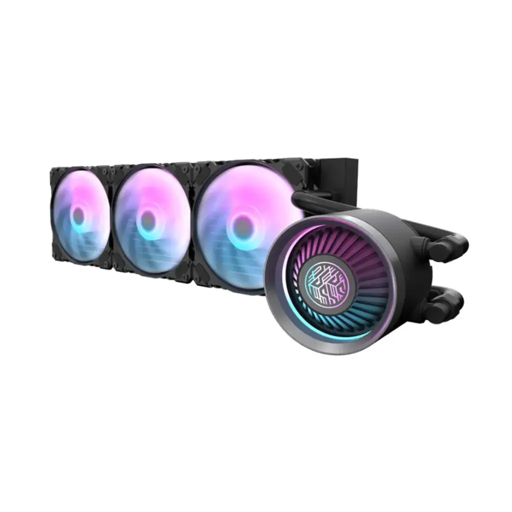 Darkflash Nebula On 360 ARGB Liquid Cooler Black