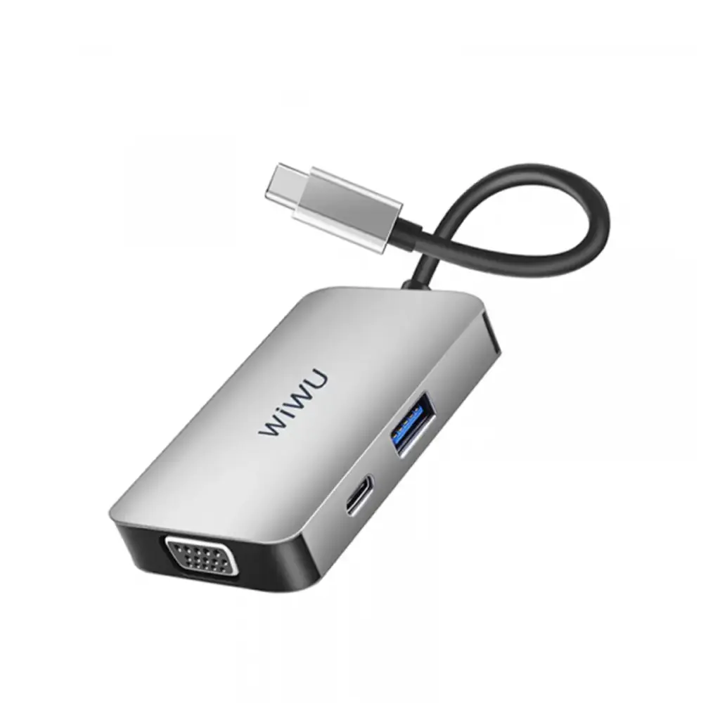 WiWU Alpha 5 in 1 Type-C Hub | Model: A513HVP