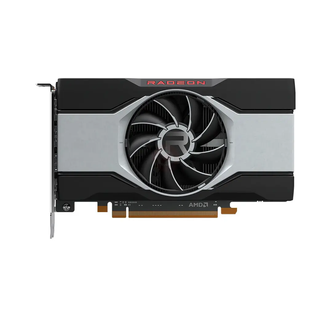 AMD Radeon RX 7400, 8 GB GDDR6, full height, 4 mDP to DP Graphics Card.