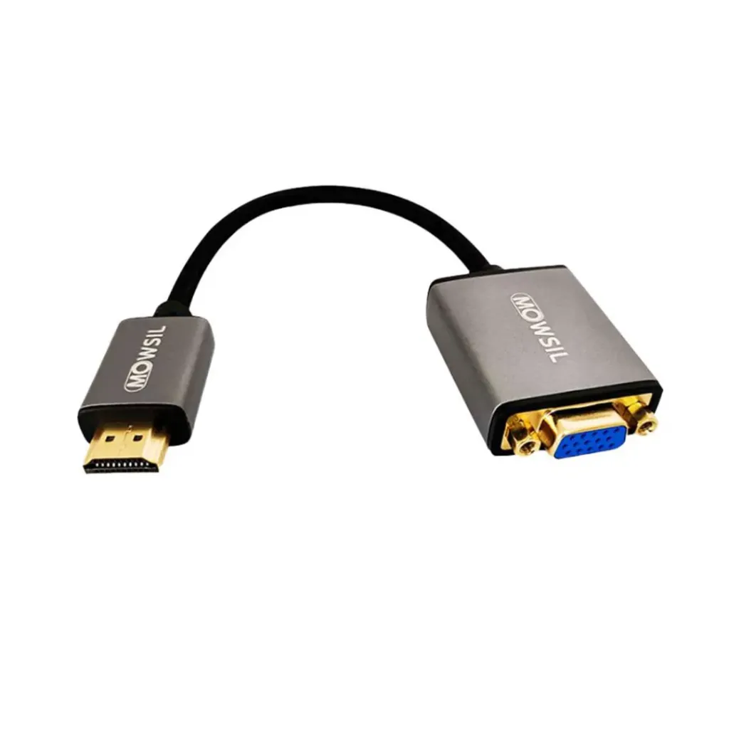 Mowsil - HDMI (M) to VGA (M) Adapter - (Braided) MOHDV