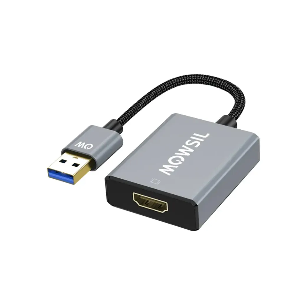 Mowsil - USB (M) to HDMI (F) 20cm Adapter - MOUHD