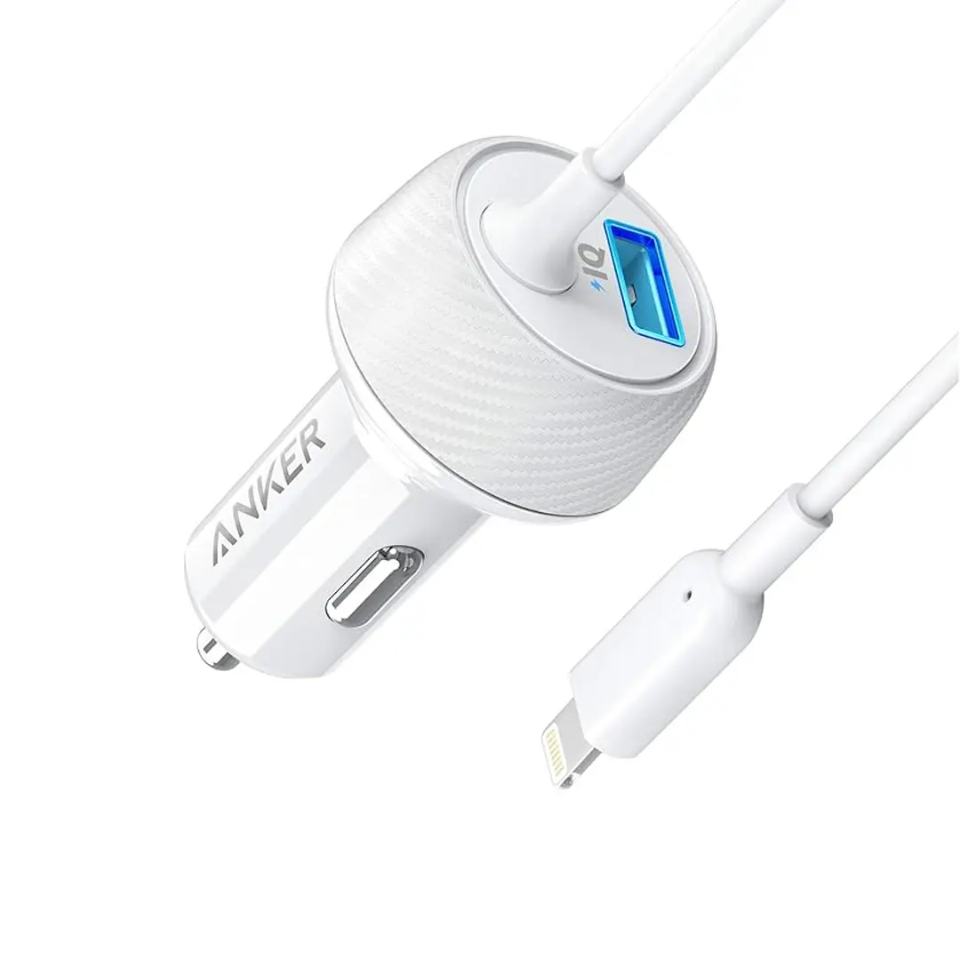 Anker PowerDrive 2 Elite with Lightning Connector| Model: A2214H21