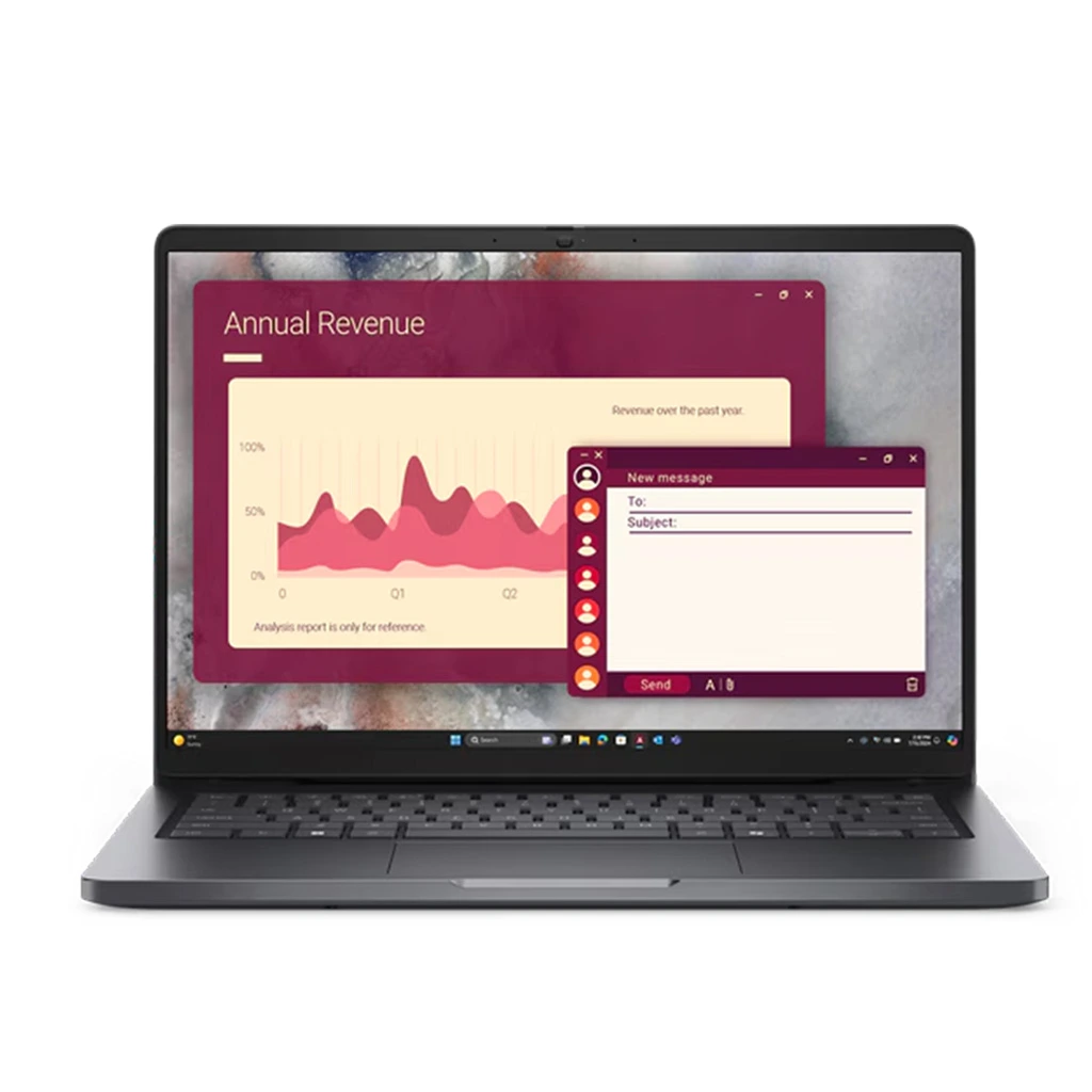 Dell Pro 14 Laptop (PC14250) | Core5 | 8GB | 512GBSSD | WiFi | Win11Pro