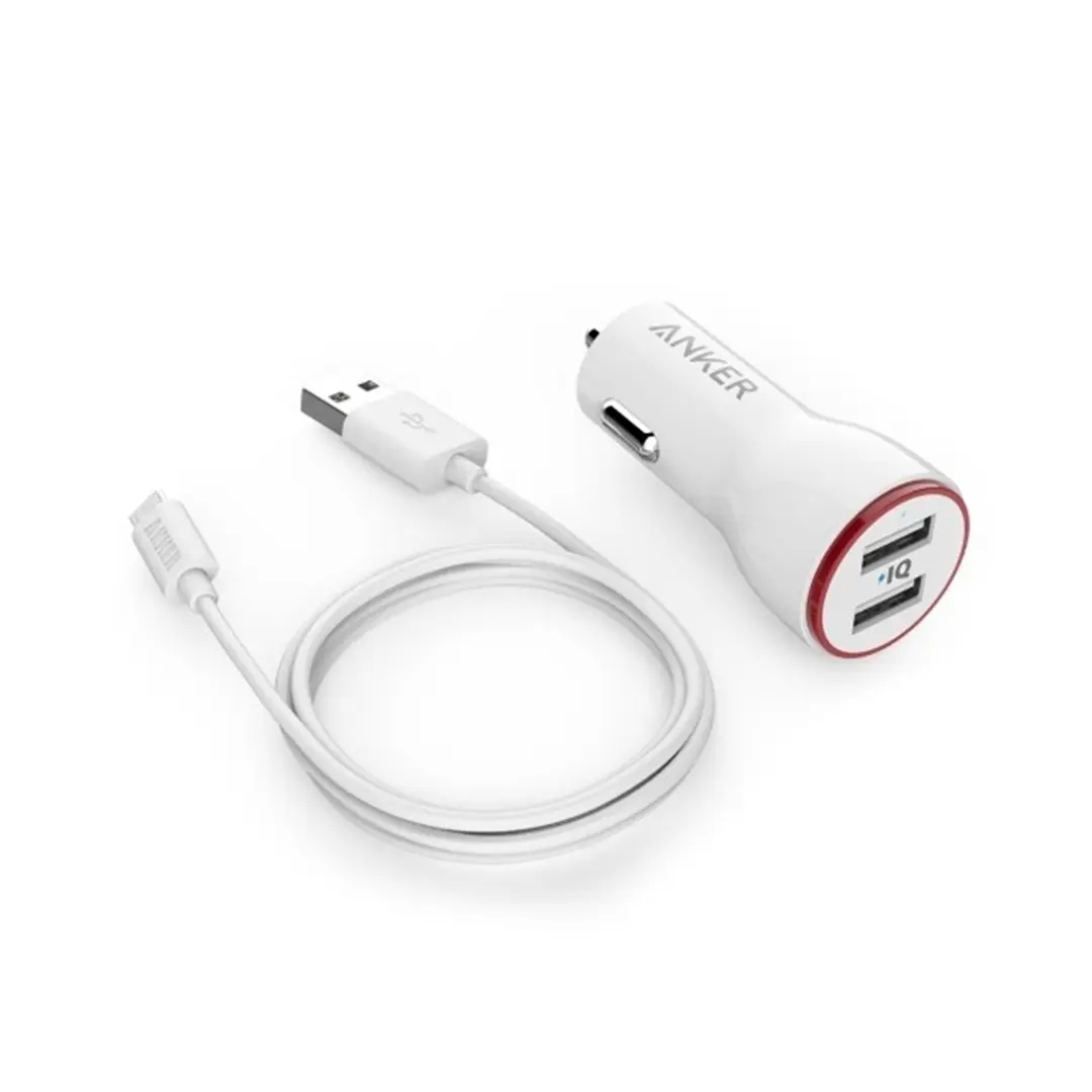 Anker PowerDrive 2 with Micro USB Cable 3ft/0.9m | Model: B2310H21
