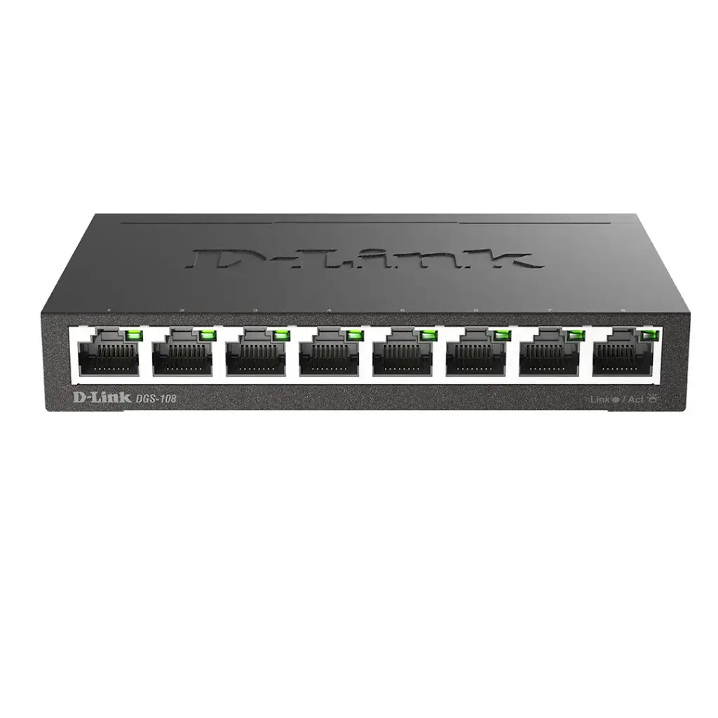 D-Link 8-PORT Gigabit Unmanaged Switch | Model: DGS108