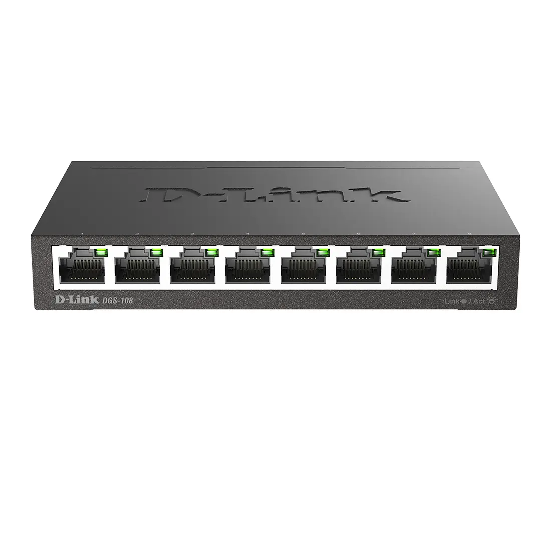 D-Link 8-PORT Gigabit Unmanaged Switch | Model: DGS-108