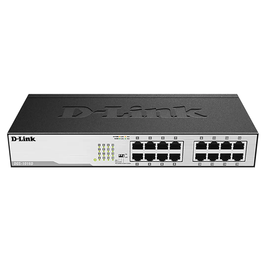 D-Link 16-Port Gigabit Switch | Model: DGS-1016D
