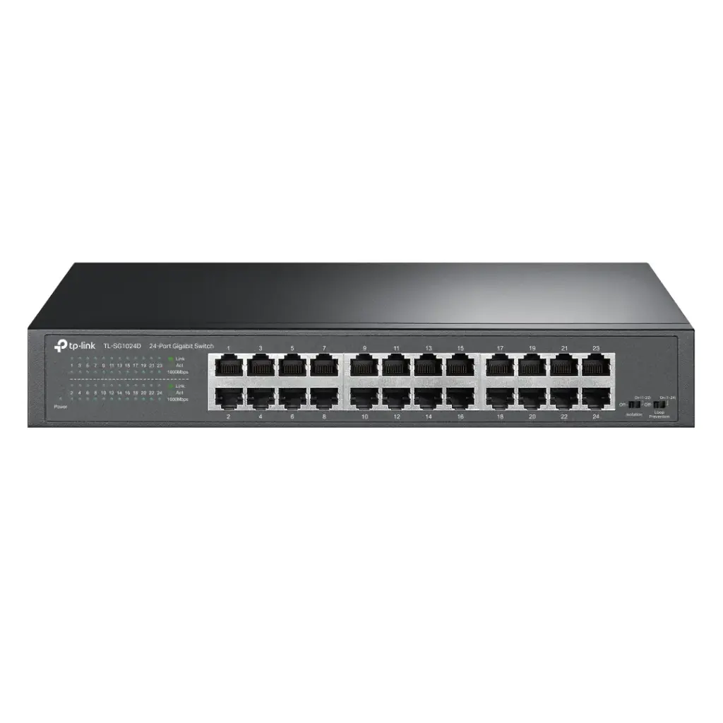 TP-Link 24 Port Gigabit Desktop/Rackmount Switch | Model: SG1024D
