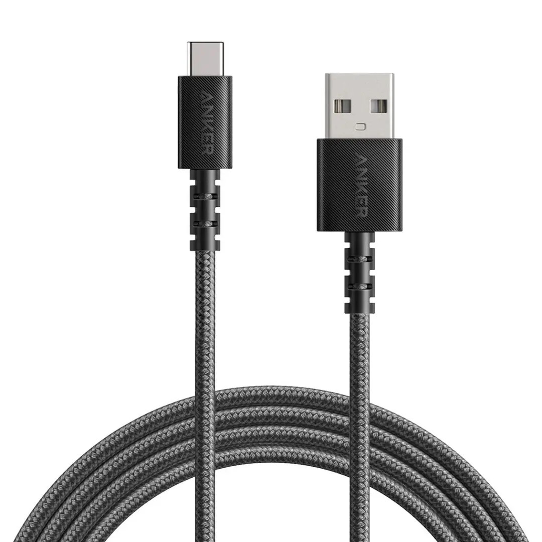 Anker PowerLine Select + USB-A to USB-C 2.0 Cable 3ft / 0.9m | Black | Model: A8022H11