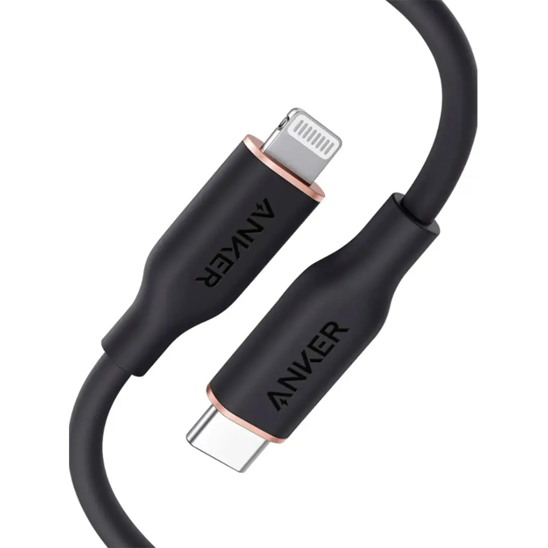 Anker Powerline III Flow USB-C with Lighting connector 6ft 1.8m | Black | Model: A8663H11