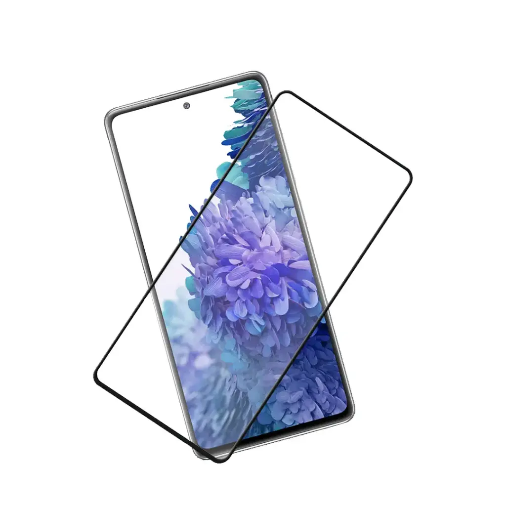 Premium Glass Samsung S20 FE -  5D Sreen Protector 6D/9H (Curved Glass / Tailored True Machine Mould) | Black