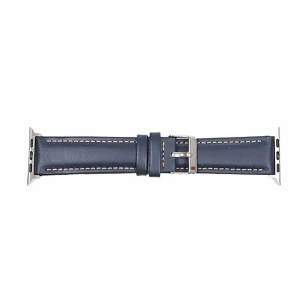 VOGO Series MIBAND - Watch Strap Leather (Blue)