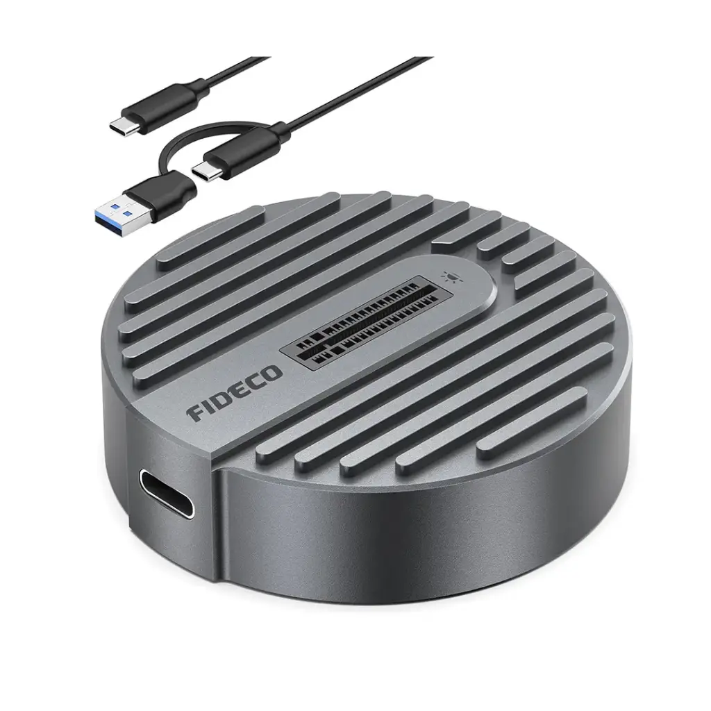 FIDECO (M203CP) M.2 Nvme/SATA SSD Enclosure USB 3.2