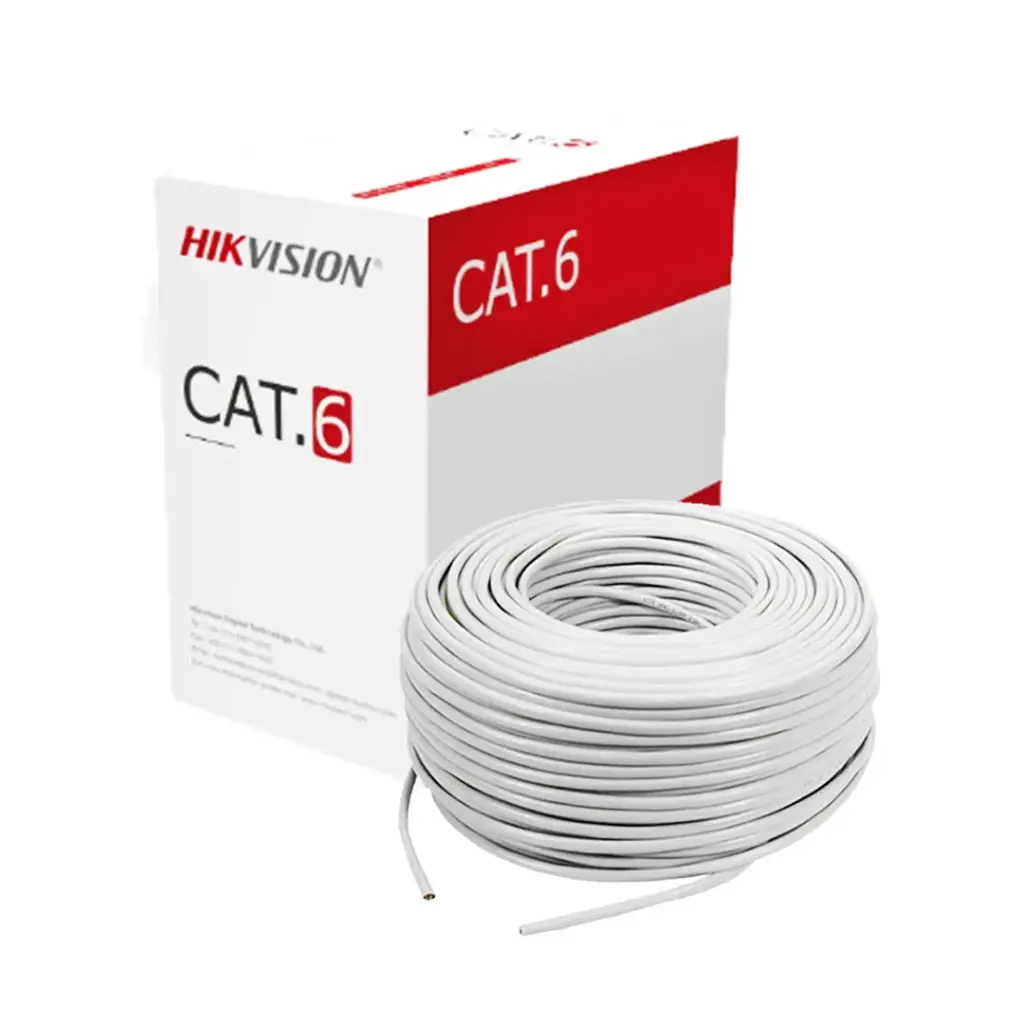 Hikvision - 305m CAT6 UTP Network Cable Roll (CCA,0.565mm)