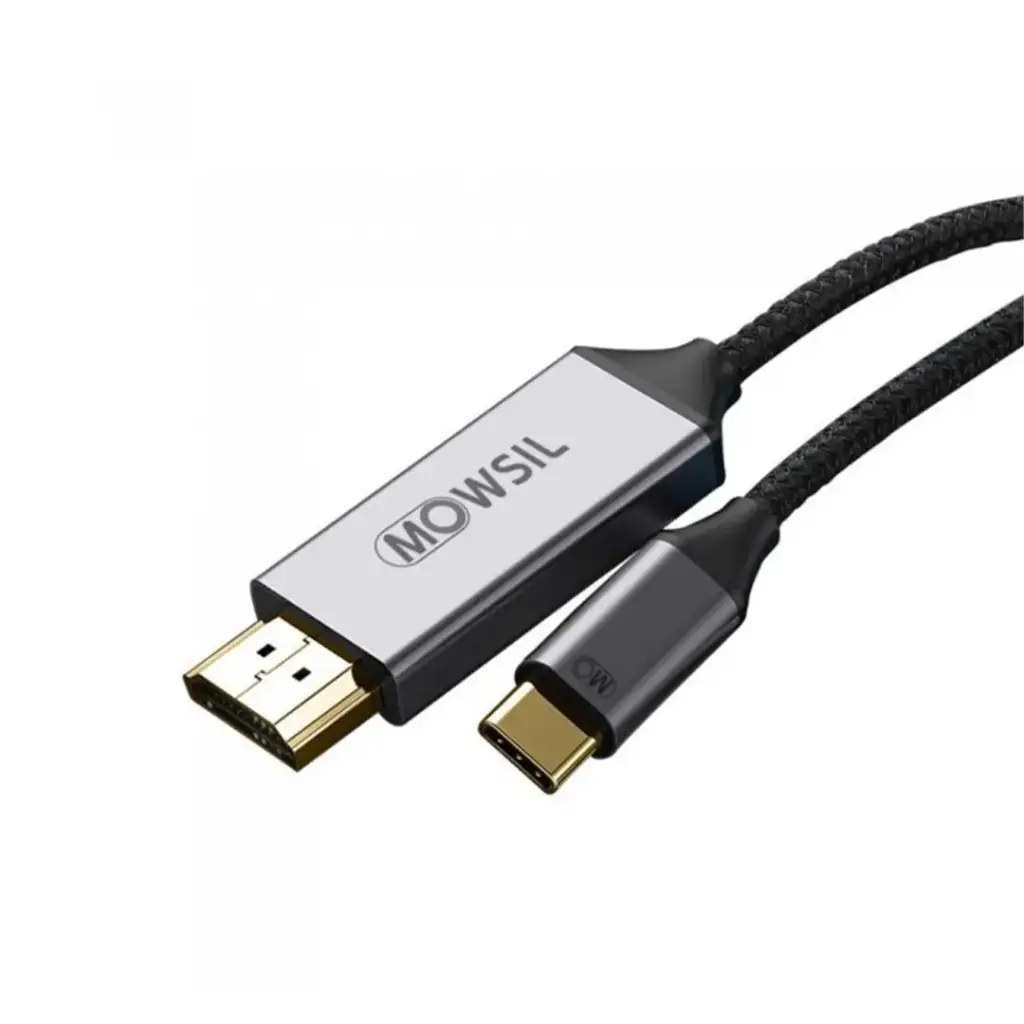 Mowsil - Type-C to HDMI (M/M) 2m Braided Cable (MOCH20)