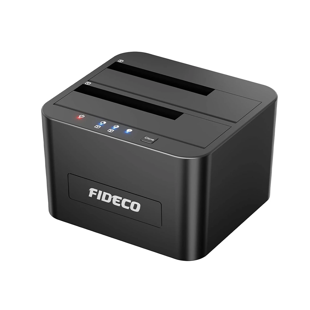 FIDECO (YPZ04-S2-U3) USB 3.0 Dual Bay HDD Docking Station