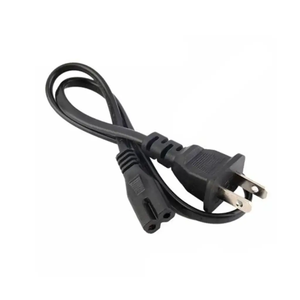 US 2pin Laptop Power Cord 
