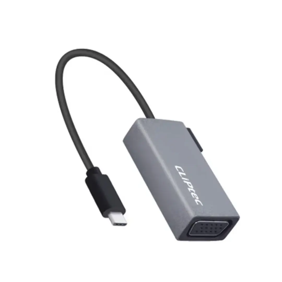 Cliptec - Type C (M) to VGA (F) Adapter - OCD-650