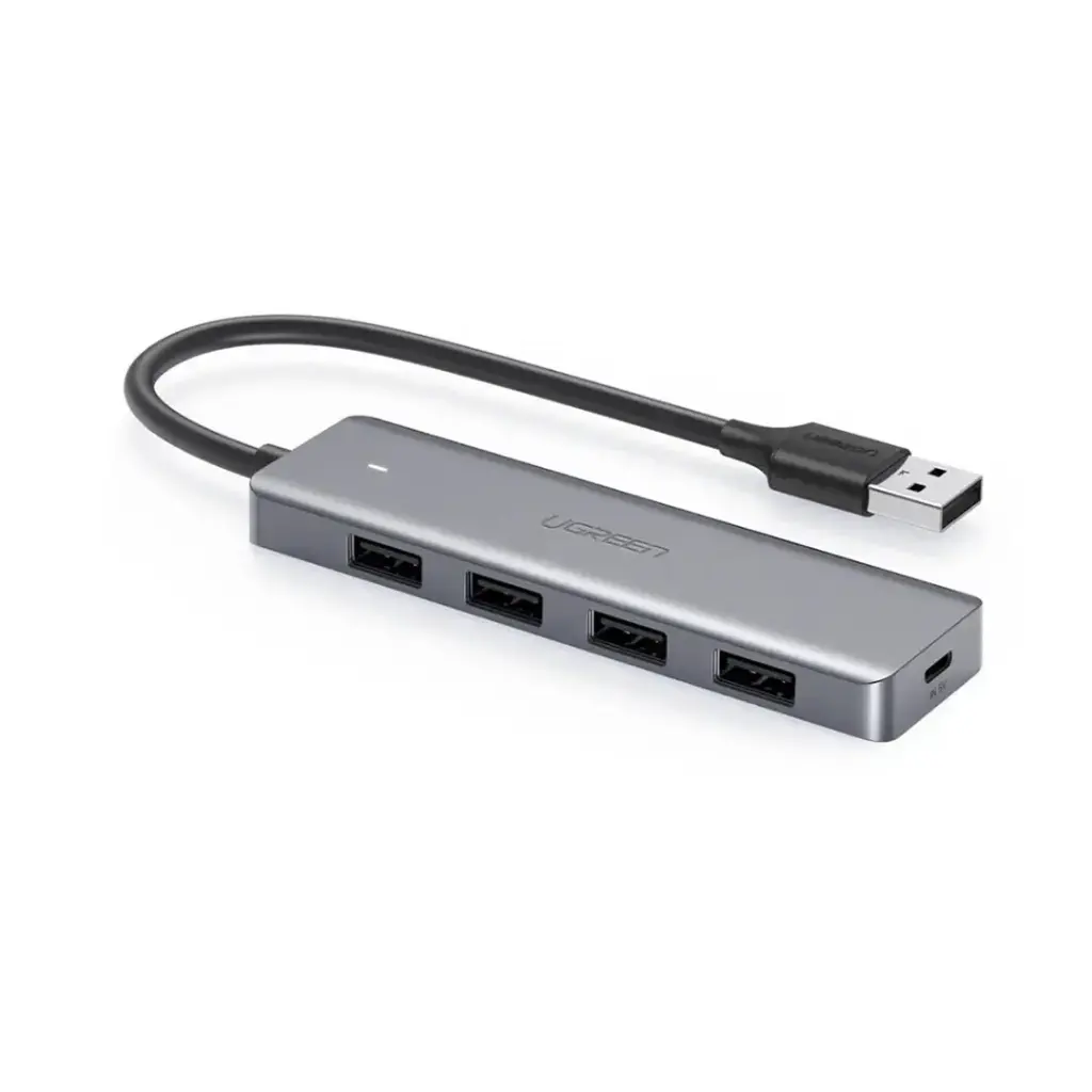 Ugreen - USB 3.0 Multifunction Adapter..(3 x USB 3.0 A port, RJ45(Gbps), 1 x Micro USB) - CM266 