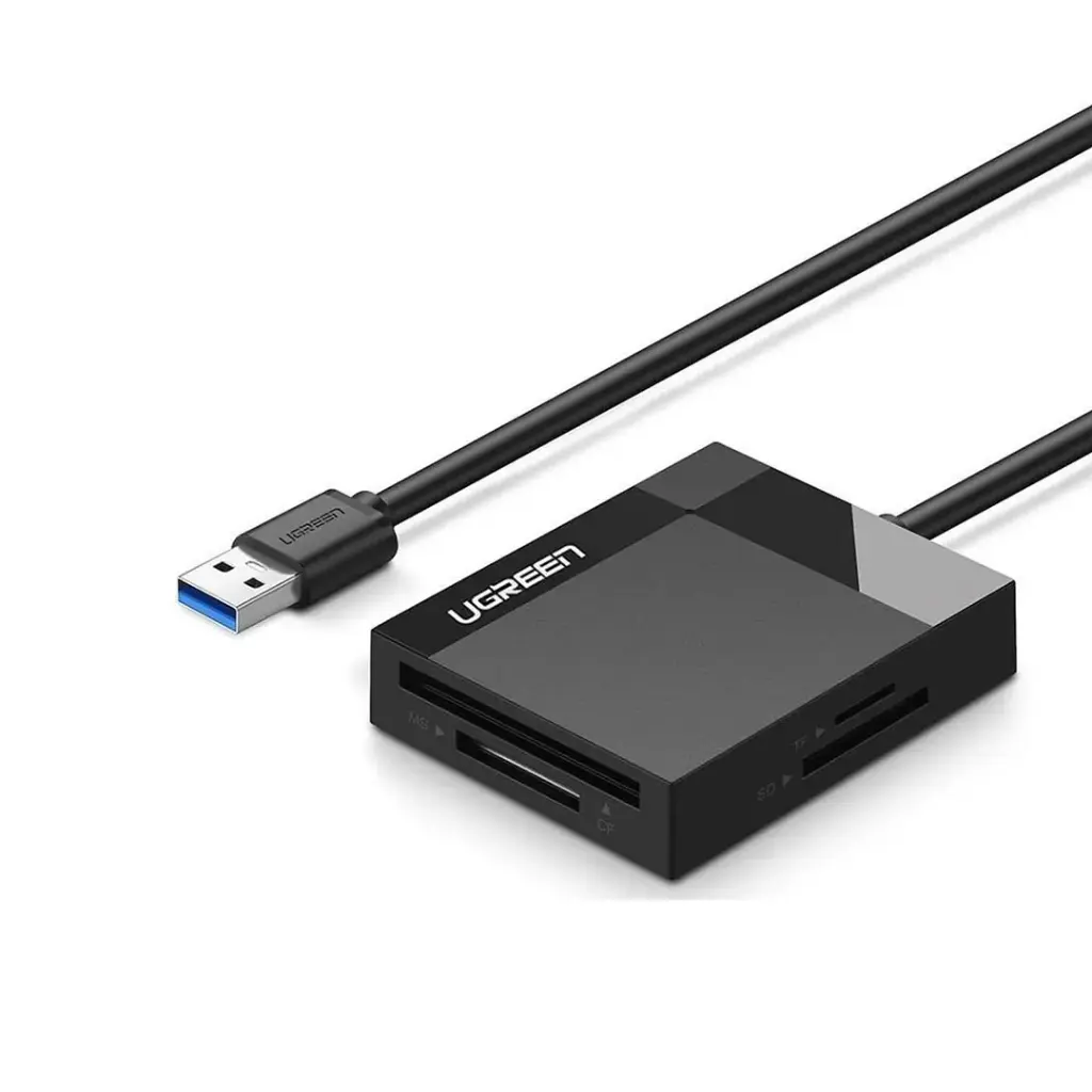 Ugreen - 4-in-1 USB 3.0 (All-in-One) Card Reader 50Cm - CR125 