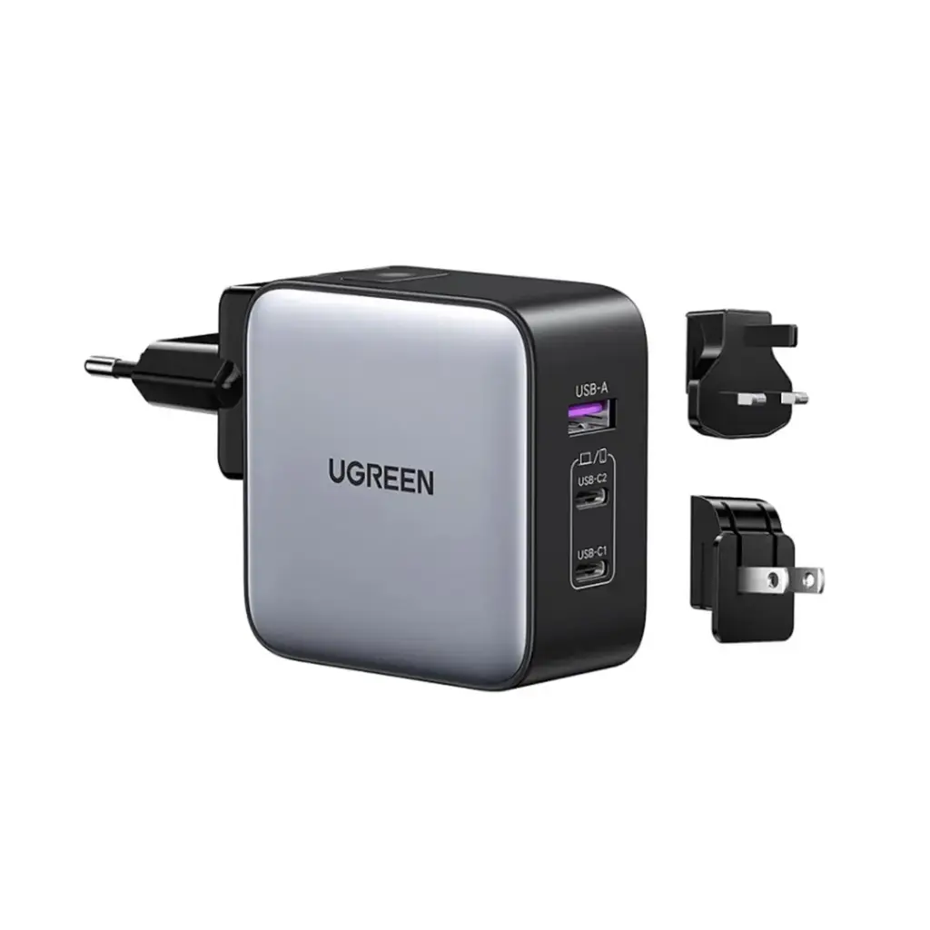 Ugreen - Nexode 3-Port PD Gan Fast Charger 65W Model:CD296
