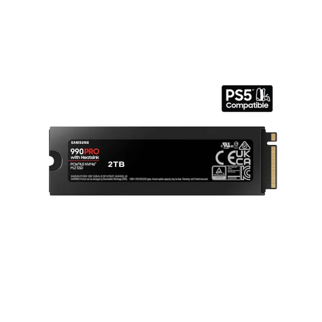 Samsung Heatsink 990 Pro SSD 2TB M.2