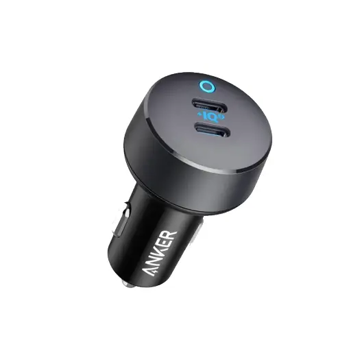 Anker PowerDrive + III Duo 48W Car Charging with 2 USB-C Power IQ 3.0 Ports | Model: A2725H11