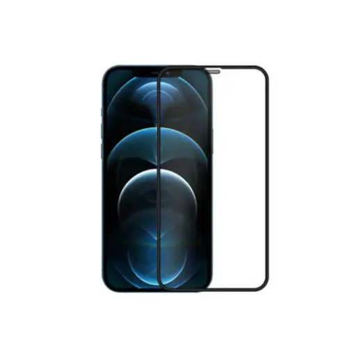 Sacoor IPhone 12Pro Max  -  Super Tempered ( Full Glue the great protection) Glass | Black