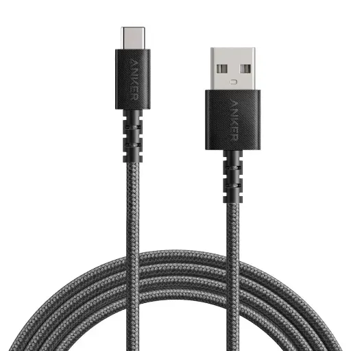 Anker PowerLine Select+USB - A to USB-C 2.0 Cable 6ft/1.8m | Black | Model: A8023H11 