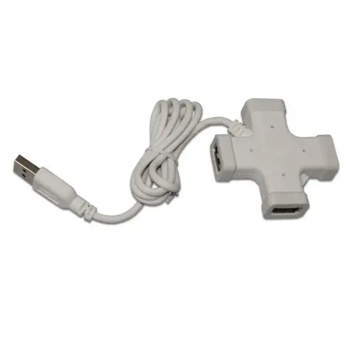 Twinmos - High Speed 4 Port USB 2.0 Hub Plus Shape