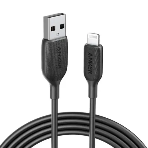 Anker - PowerLine III USB-A (M) Cable with Lightning Connector (M) - 3ft (A8812H11/ACK-391)
