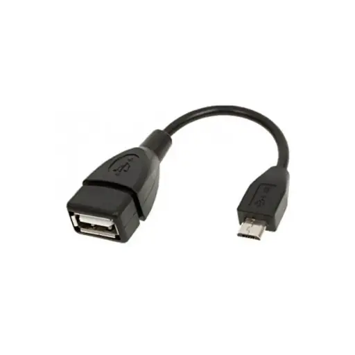 Power Sync - Cable- USB 2.0 (F) to Micro UGB (M) OTG Cable