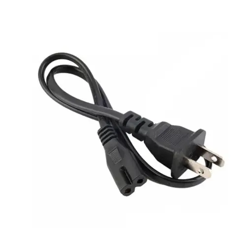 US 2pin Laptop Power Cord 