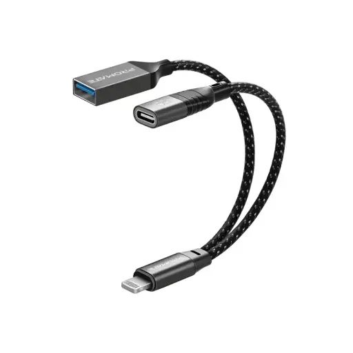 Promate OTG Media Adapter for Apple Devices (OTGLink-i) 