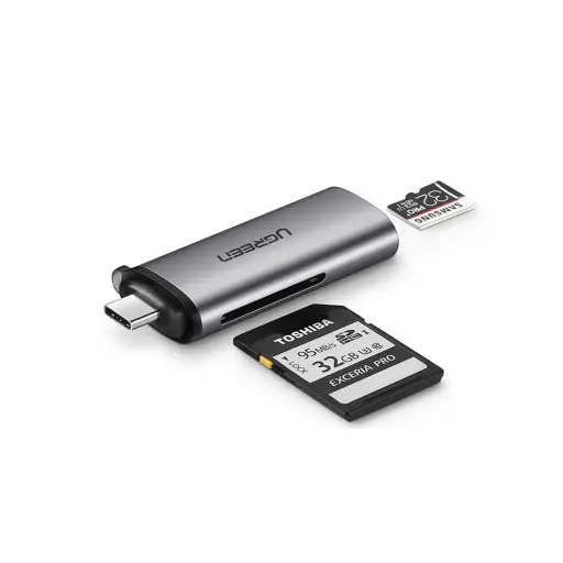 Ugreen - USB-C TF+SD Card Reader | Model: CM184 (P/N: 50704)